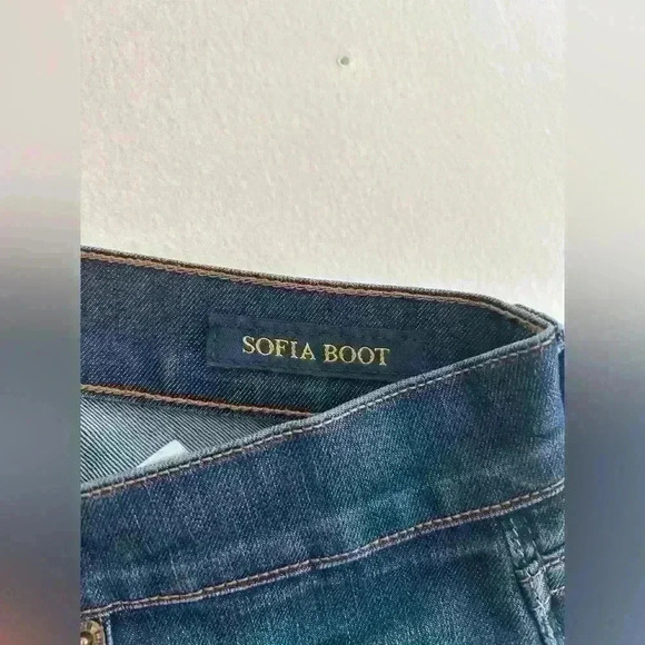 Lucky Brand Sofia Boot Mid Rise Curvy Fit Dark Wash Jeans - Picture 6 of 10